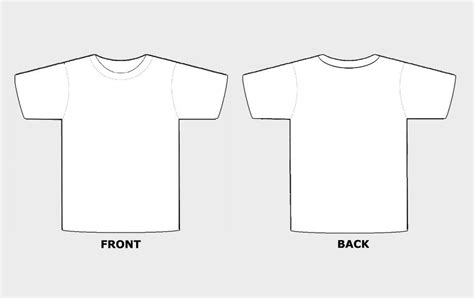 Empty T Shirt Template