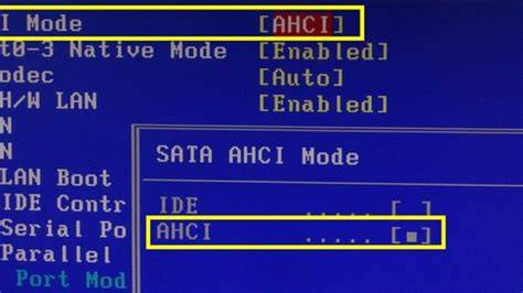 Enable AHCI