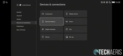 Enable remote features on Xbox