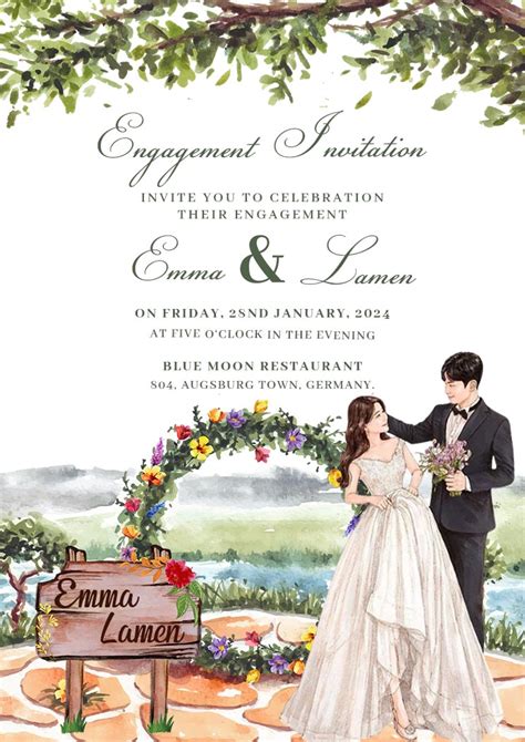 Engagement Invitation Templates
