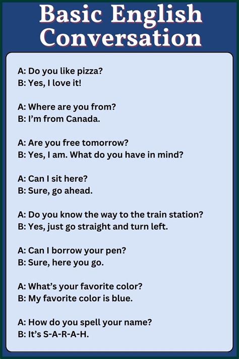 English Conversation
