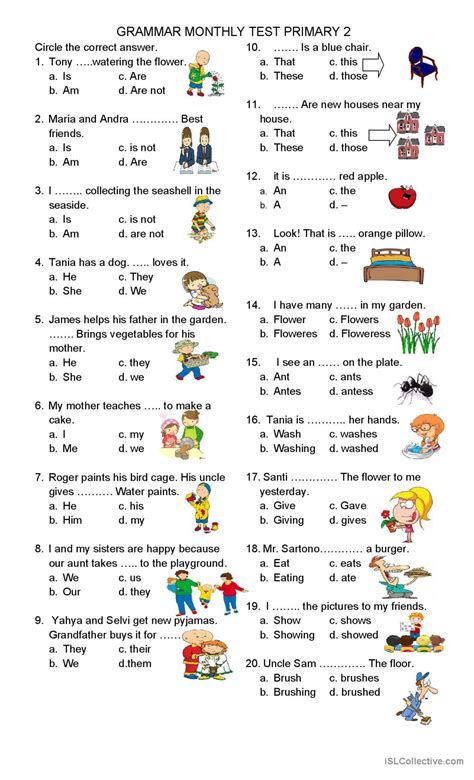 English Grammar Test