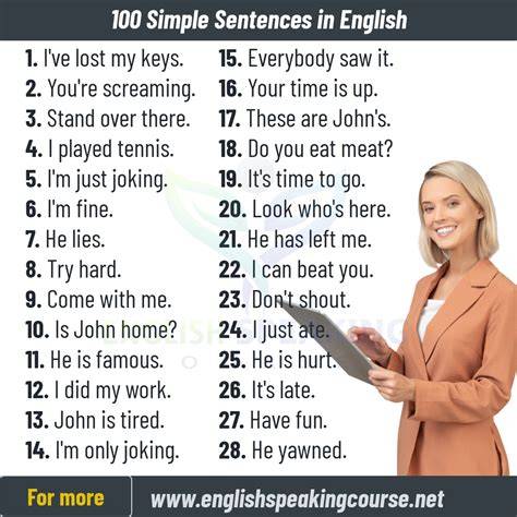 English Sentences