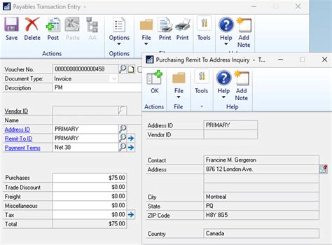 Enhance Dynamics GP Inventory Transaction Edit