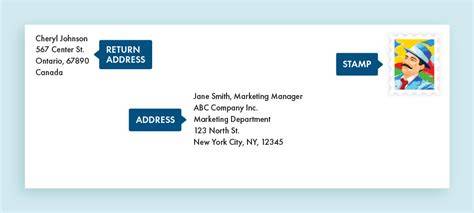 Envelope with stamp and address