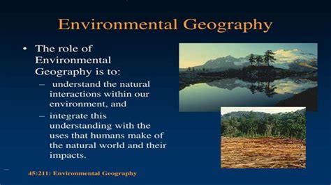 Environment in Geography
