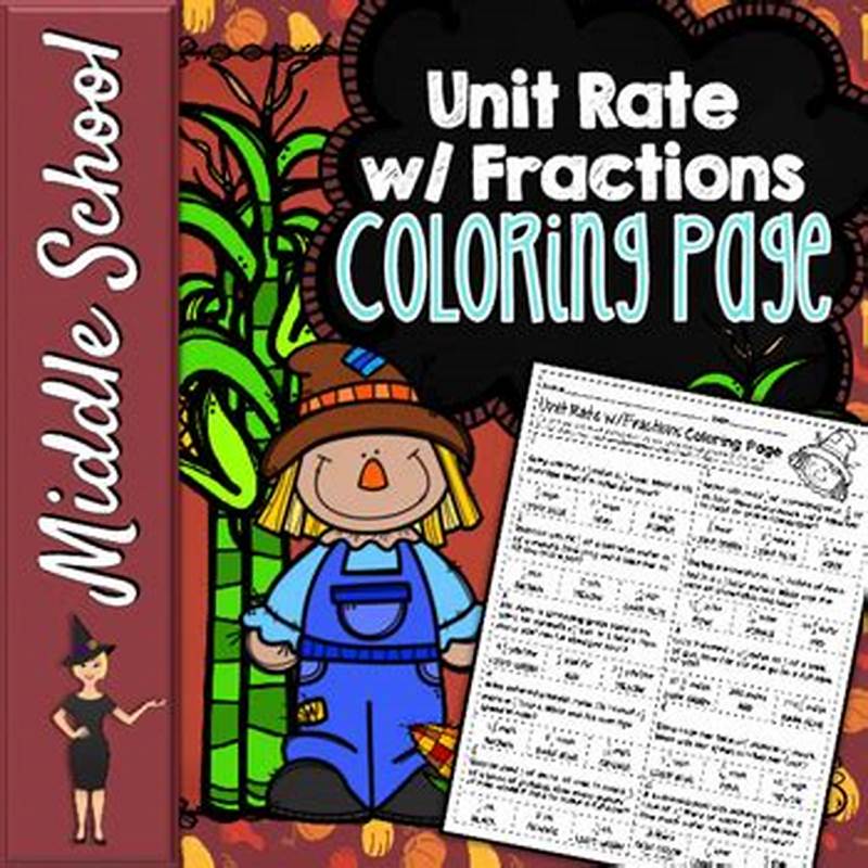 Eog Review Unit Rate Complex Fractions Coloring Assignment