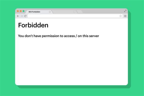 Error 403 Forbidden