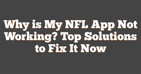 What Is NFL App Error Code 13001?