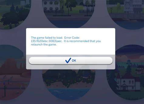 What Is Error Code 135:f620ebc:30831aec?