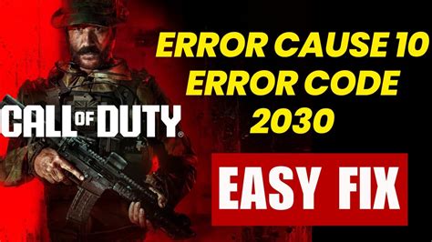 Understanding Error Code 2030 BO6