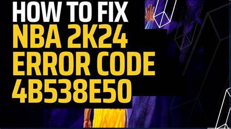 Understanding Why You See Error Code 4b538e50