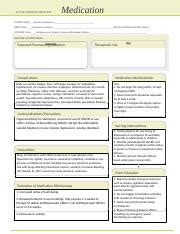 Escitalopram Medication Template