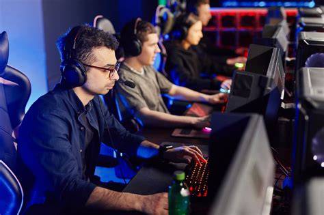 Esports player gaming