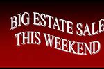 Estate Sales This Weekend