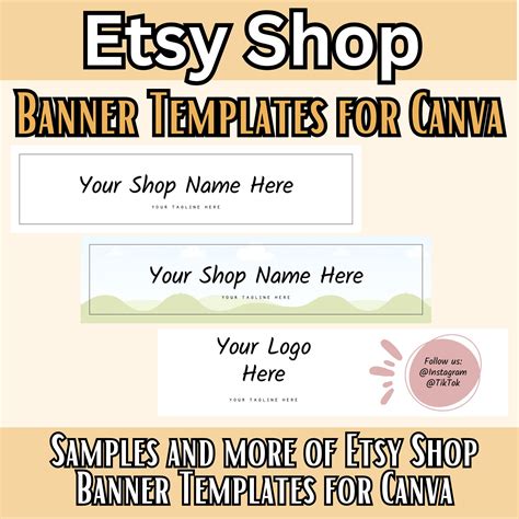 Etsy Banner Template