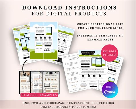 Etsy Digital Download Template