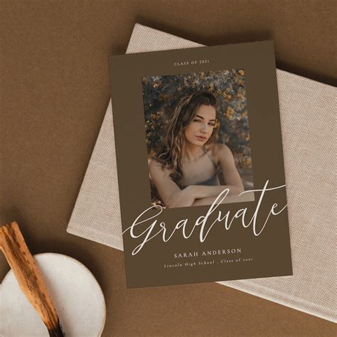 Etsy Graduation Announcement Templates