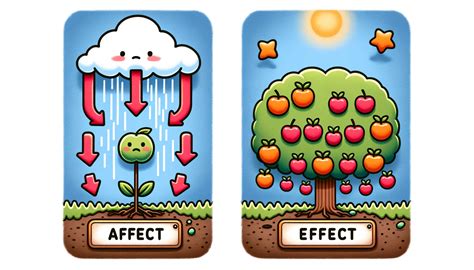 Etymology of affect and effect