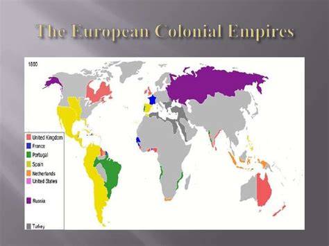 European colonial empires map