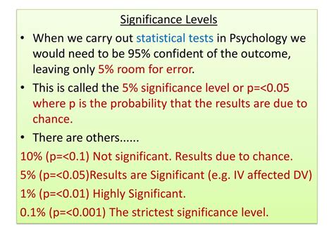 Event Levels and Their Significance