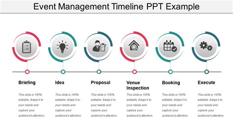 Event Management Timeline Template