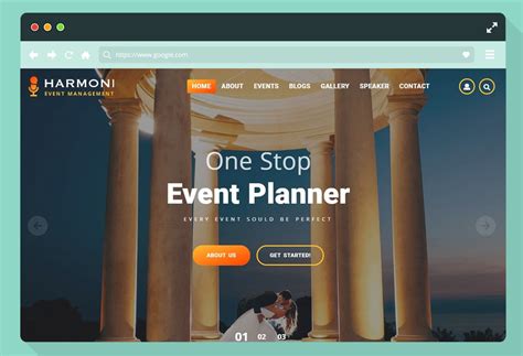 Event Management Website Templates