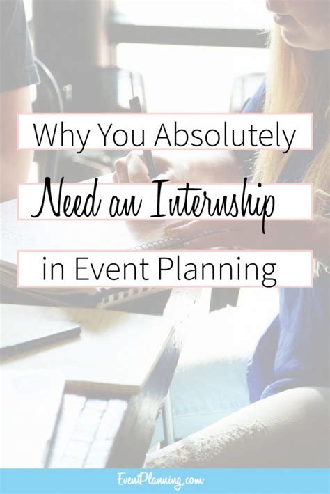 Event Planning Internship