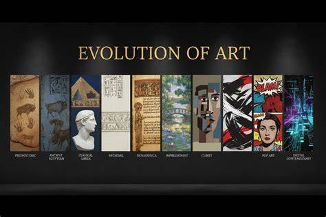 Evolution of art forms