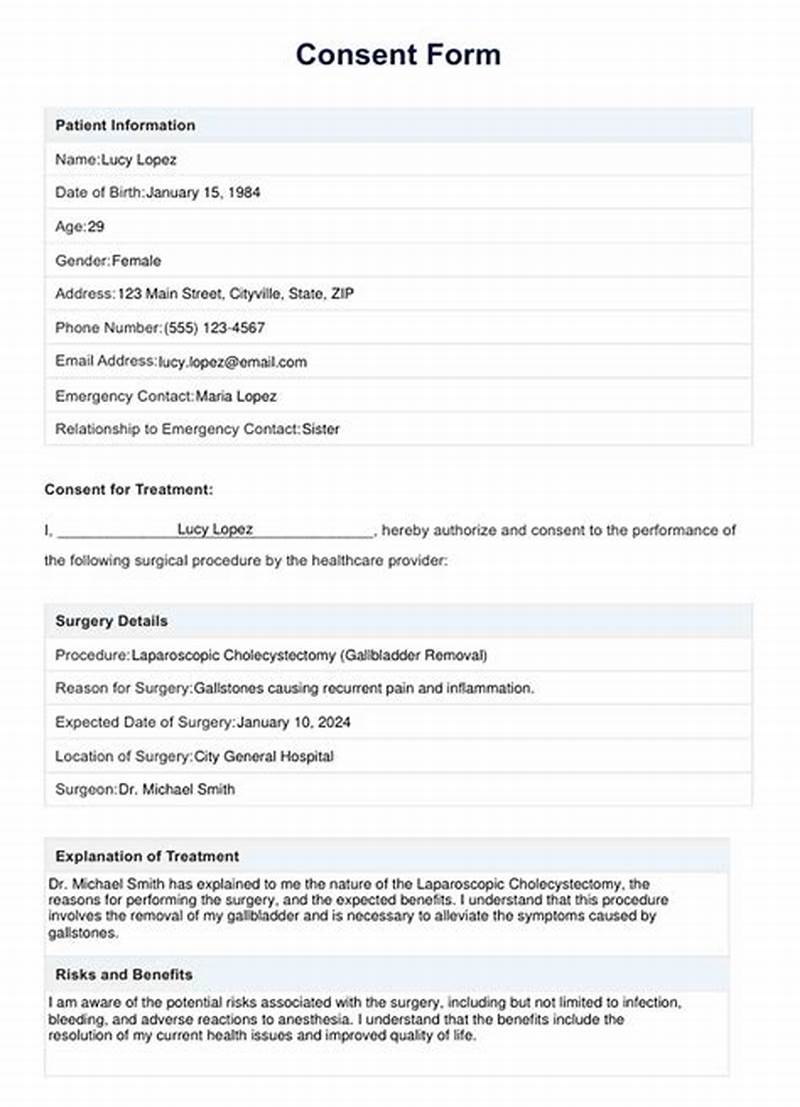 Example Consent Form