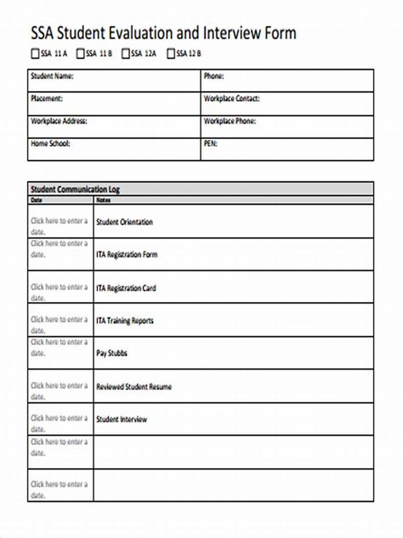 Example Of Interview Form