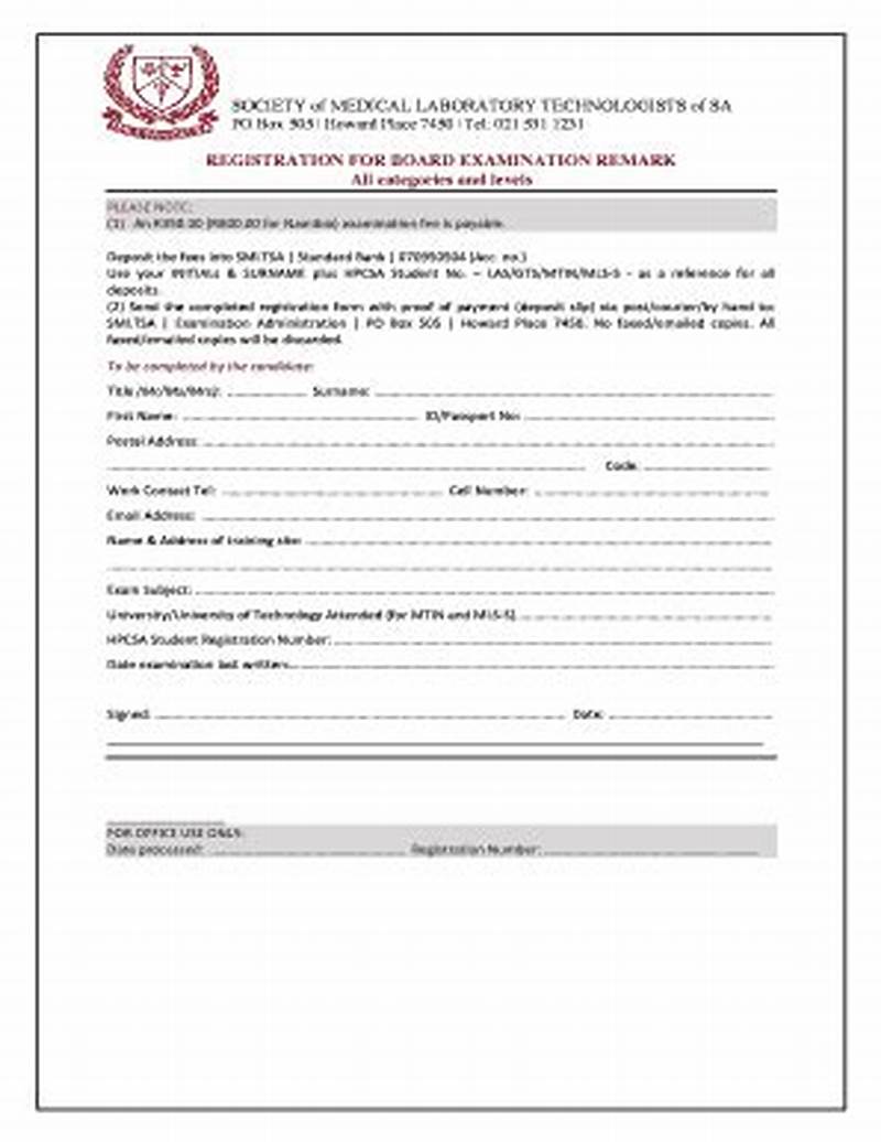 Example Of Remarks In Application Form