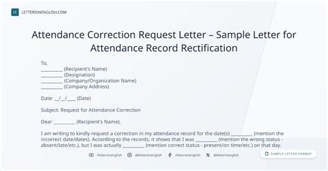 Contoh Situasi dan Contoh Kalimat dalam Surat Pernyataan Perbaikan Absensi