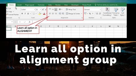 Excel Alignment Group