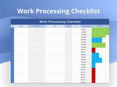Excel Checklist Templates
