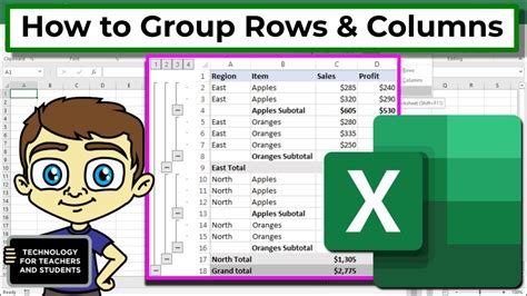 Excel Group Columns