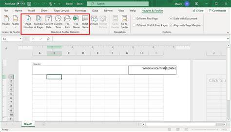 Excel Headers & Footers
