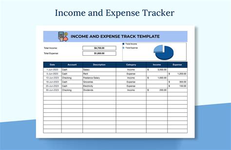 Excel Income Expense Template