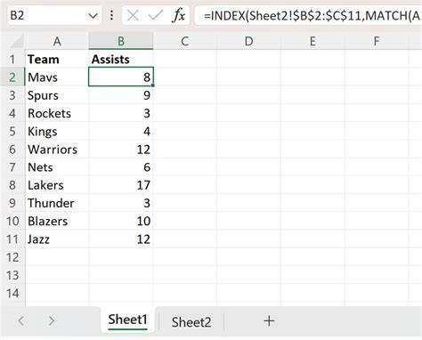 Excel Pull Data from Another Sheet INDEX MATCH