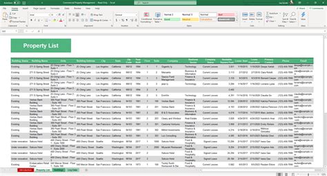 Excel Templates For Property Management