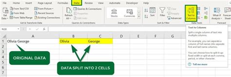 Excel Text to Columns Instructions
