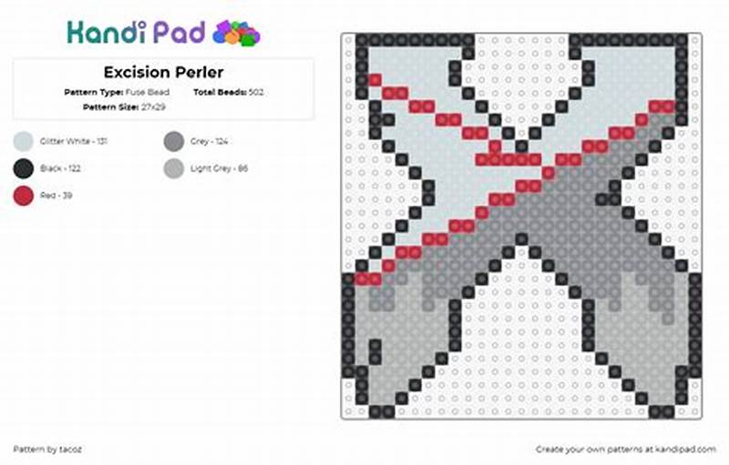 Excision Perler Pattern