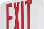 Exit Sign at Lowe's