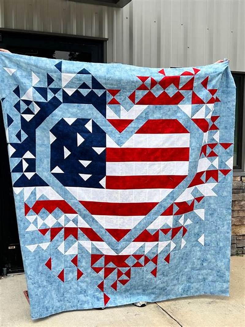 Exploding Heart Quilt Pattern