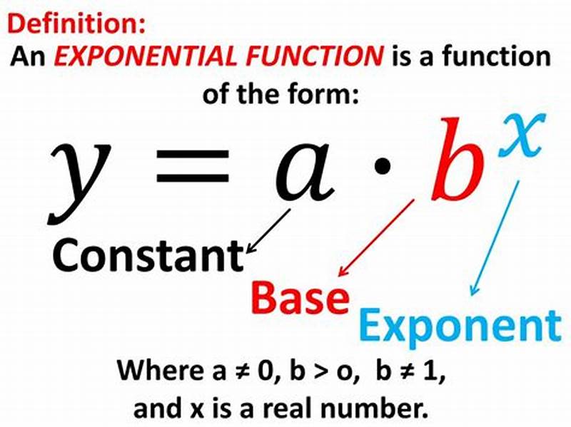 Exponential Function Standard Form