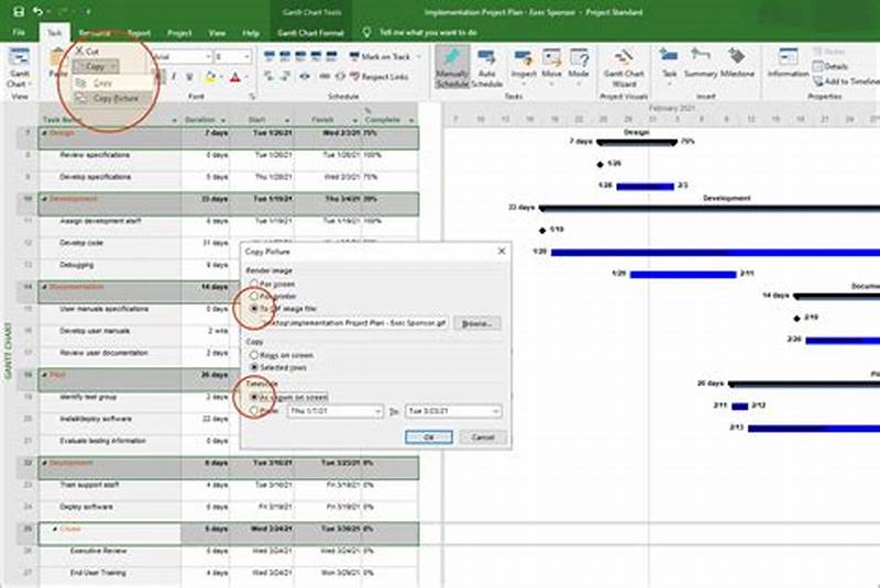 Export Ms Project Gantt Chart To Excel