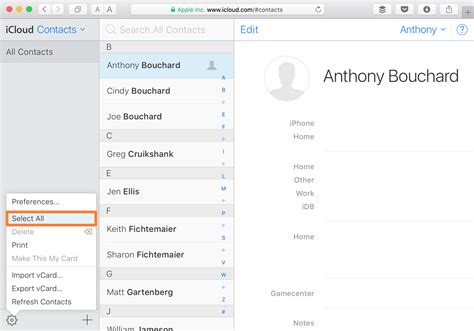 Export iPhone Contacts to CSV
