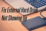 External Hard Disk Not Showing