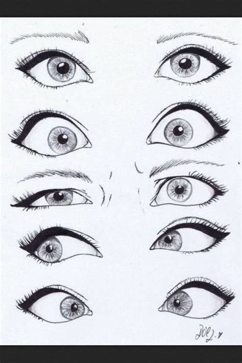 Eye Drawing Template