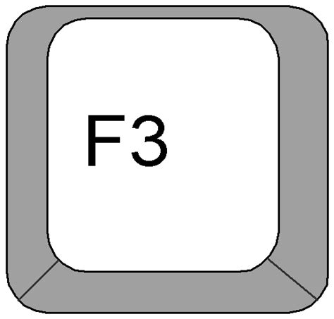 F3 Key